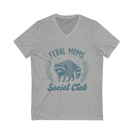 Feral Moms Social Club V-Neck Tee