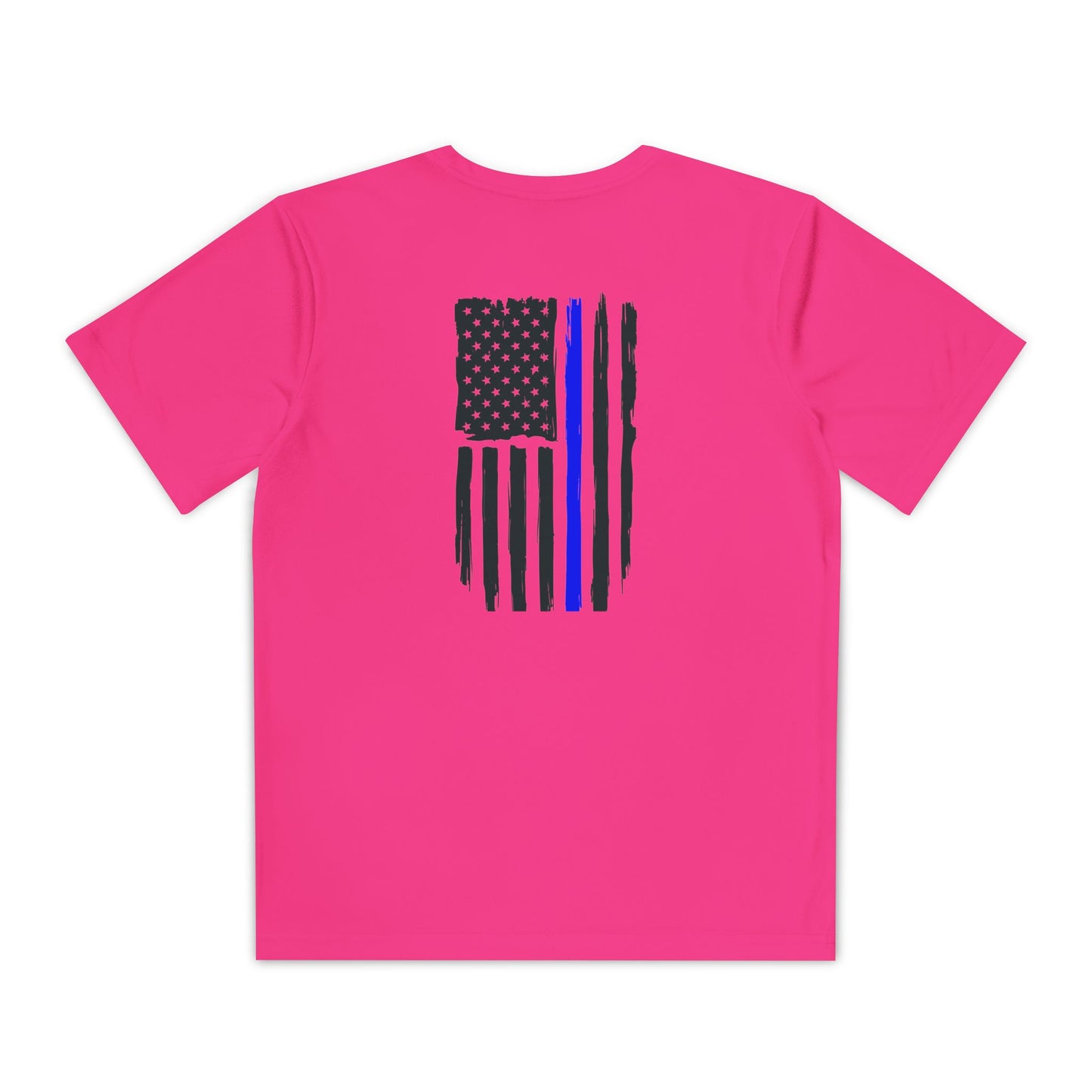 Youth Competitor Tee - Support Our Heroes - American Flag Design