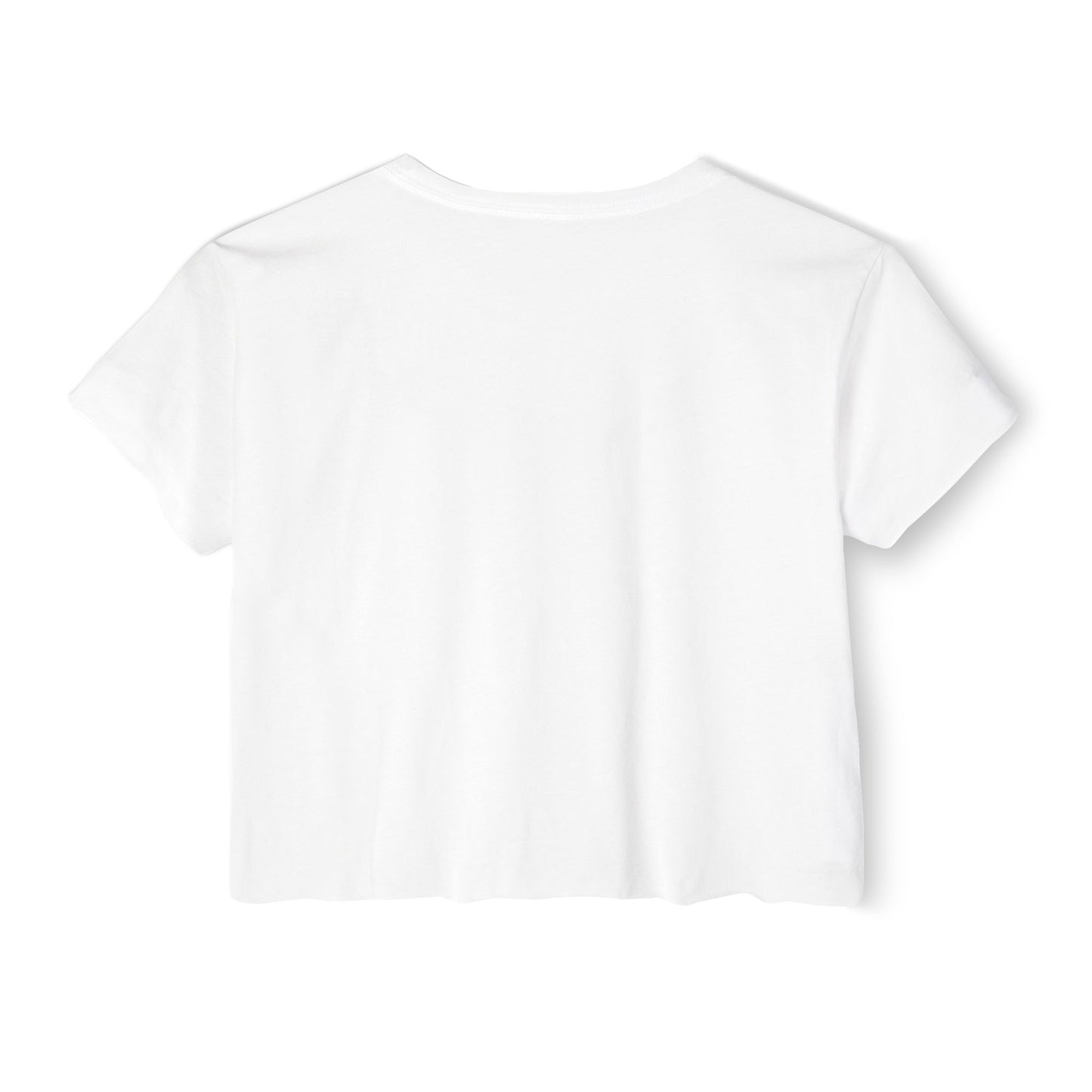 Funny Women's Festival Crop Top - 'Don't Flatter Yourself, I Was Looking At Your Veins'