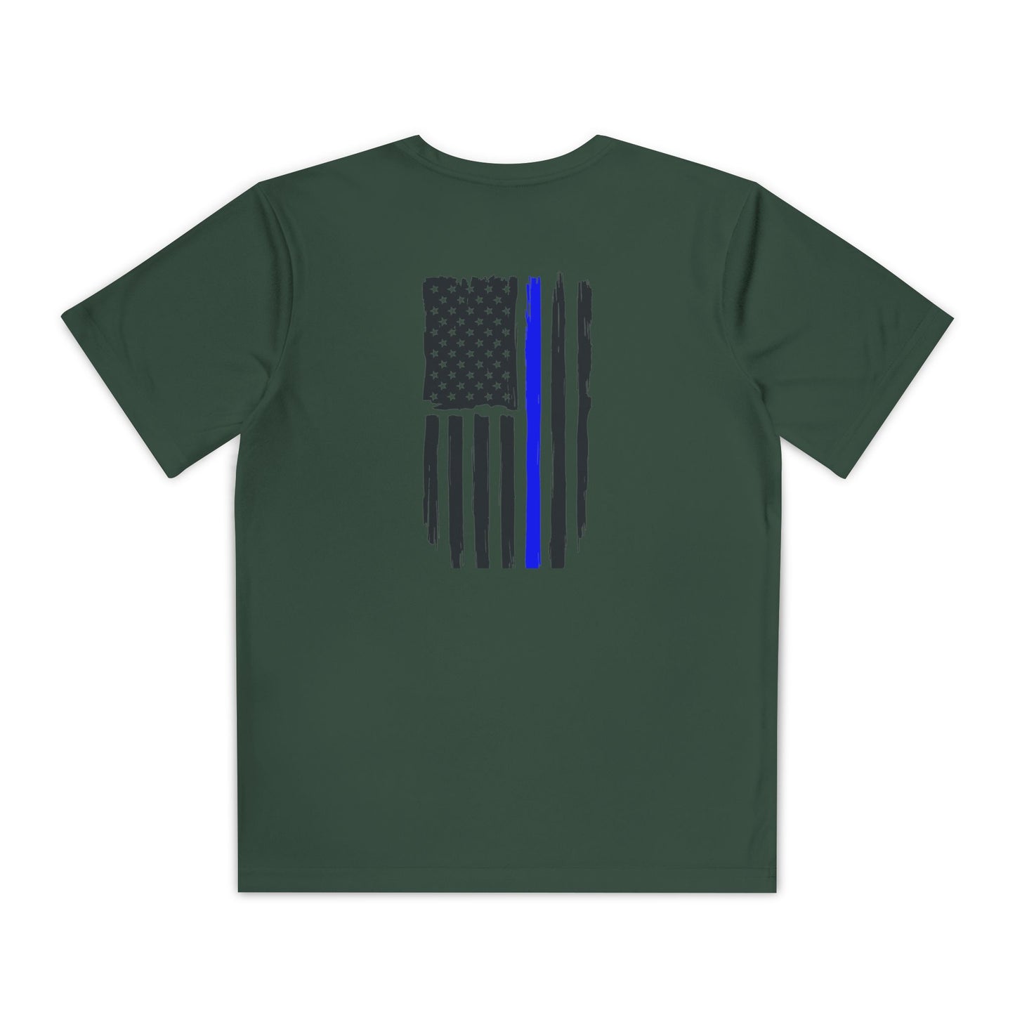 Youth Competitor Tee - Support Our Heroes - American Flag Design