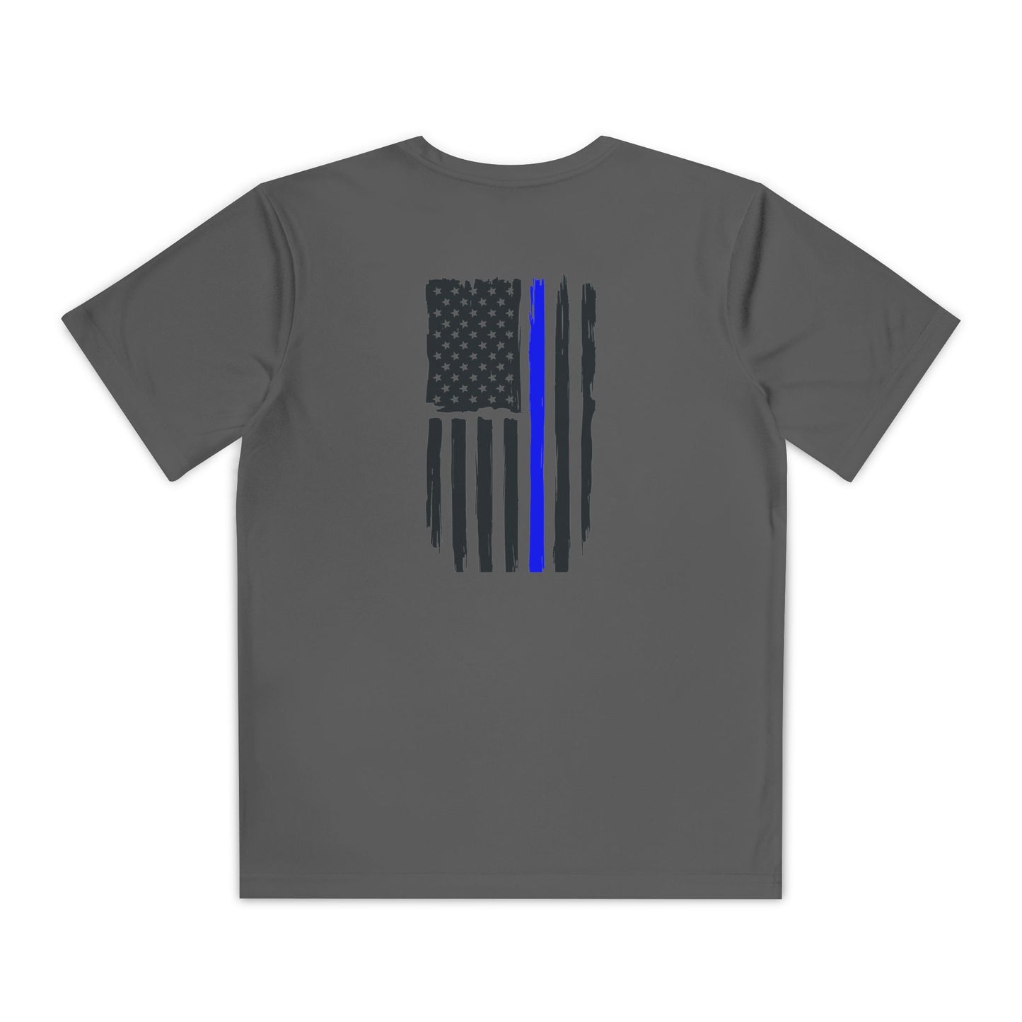 Youth Competitor Tee - Support Our Heroes - American Flag Design
