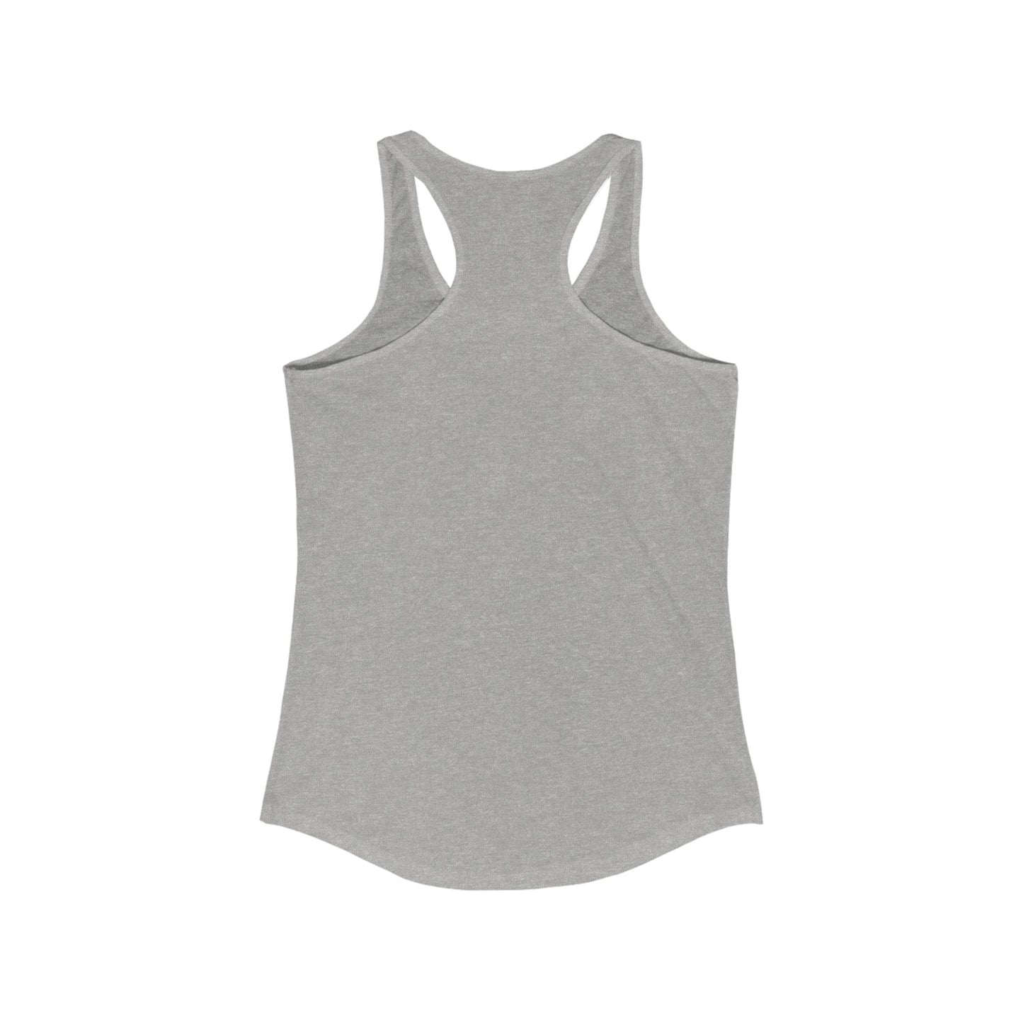 Women's Racerback Tank: Tequila, Coffee & Dogs Design