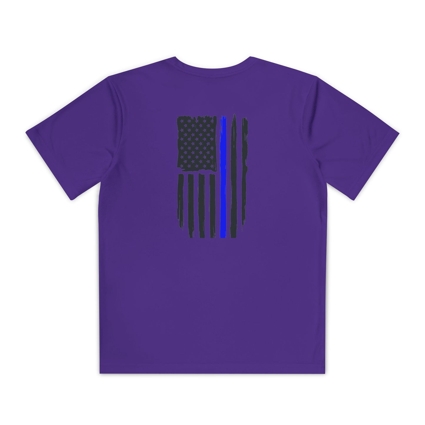 Youth Competitor Tee - Support Our Heroes - American Flag Design